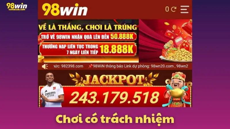Chơi có trách nhiệm, quyết định trải nghiệm người tham gia