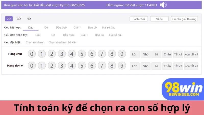 Trong quá trình đoán, người chơi cần tính toán kỹ để chọn ra con số hợp lý nhất